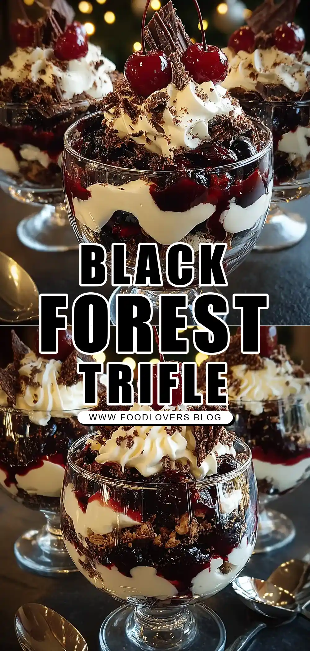 BLACK FOREST TRIFLE FOR CHRISTMAS