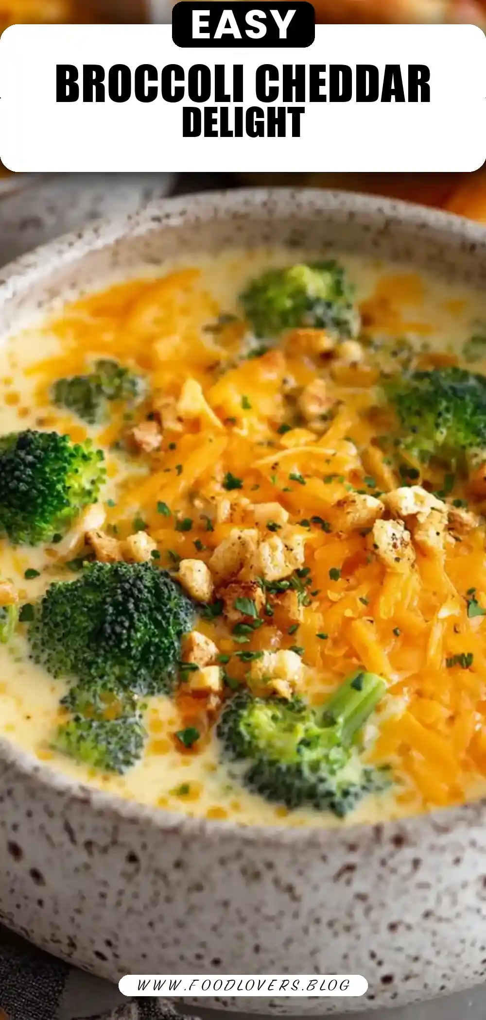 Creamy Broccoli Cheddar Soup