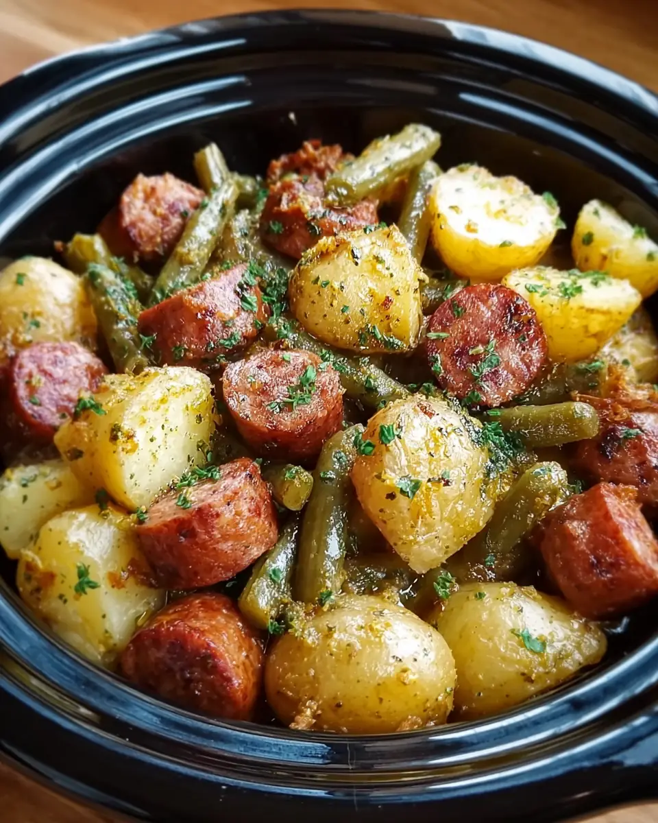 A delicious plate of Crock Pot Swamp Potatoes