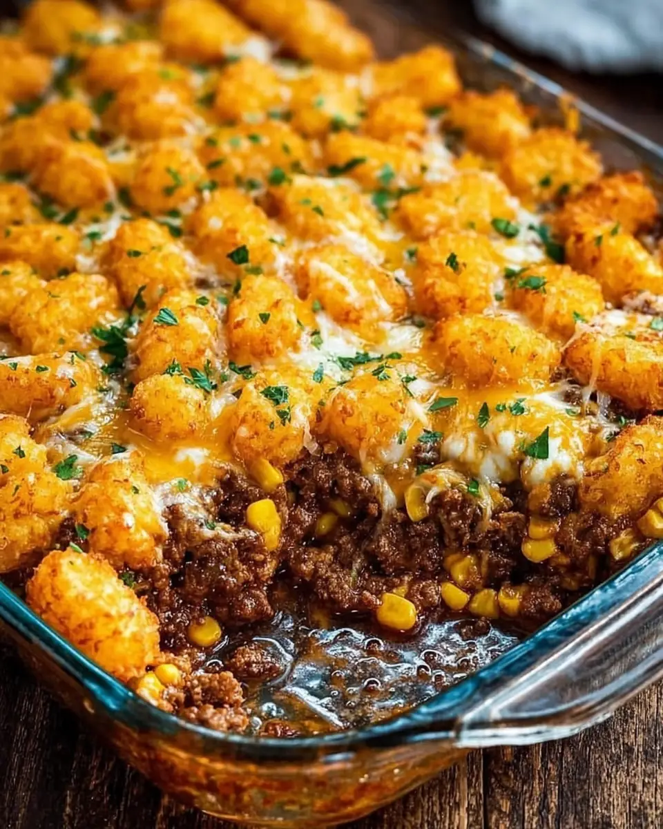 A delicious plate of Easy Cowboy Casserole