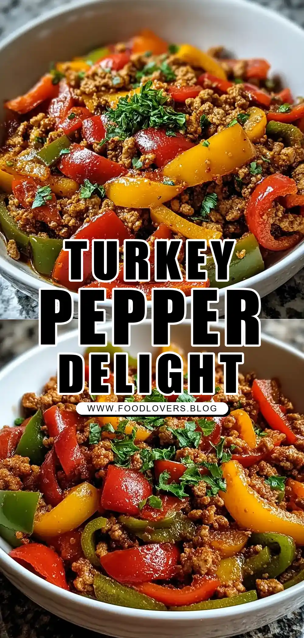 Ground Turkey and Peppers
