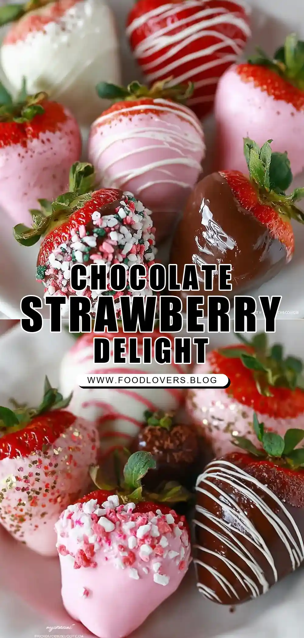 Easy Chocolate Covered Strawberries
