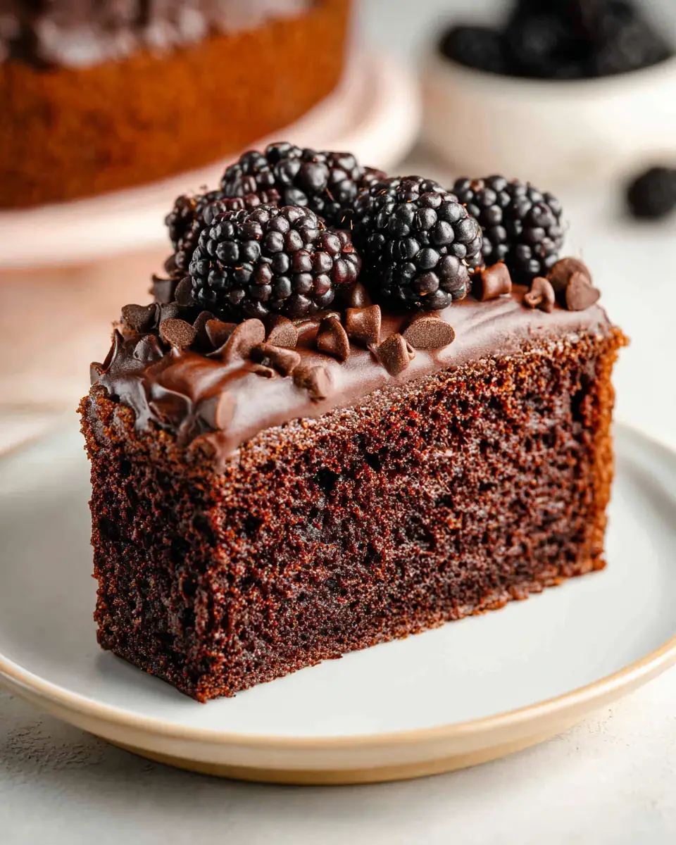 A delicious plate of Chocolate Chip Cookie Cake