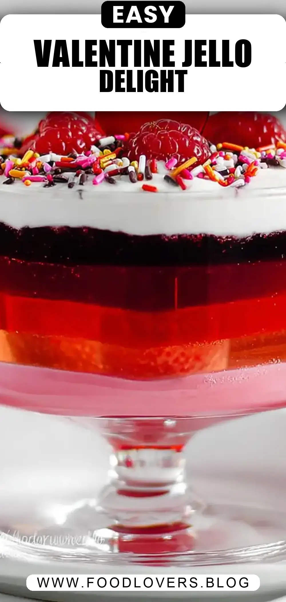 Valentine Layered Jello Recipe