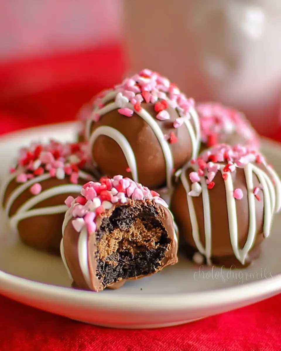 Valentine Oreo Truffles